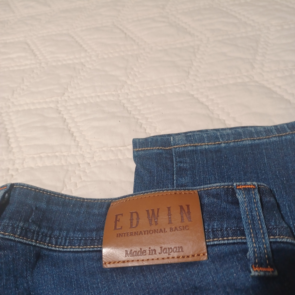 🇯🇵 EDWIN Dark Blue Women's Skinny Jeans - Picture 3 of 7